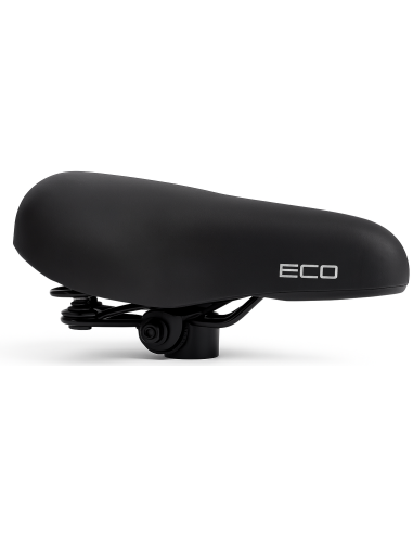 Fietszadel Edge City Eco - zwart (werkplaatsverpakking)