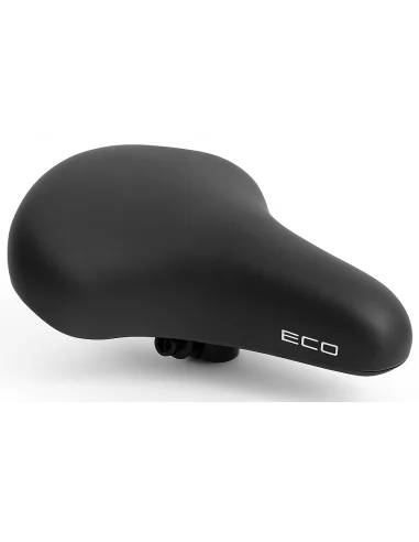 Fietszadel Edge City Eco - zwart (werkplaatsverpakking)