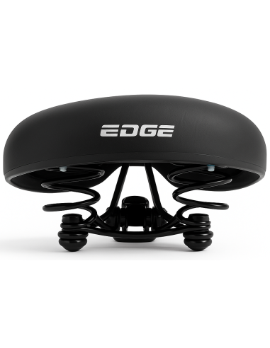 Fietszadel Edge City Eco - zwart (werkplaatsverpakking)