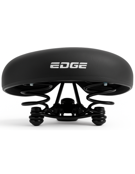 Fietszadel Edge City Eco - zwart (werkplaatsverpakking)