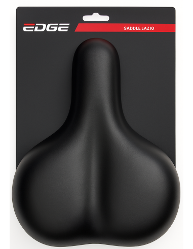 Fietszadel Edge Lazio - zwart