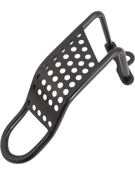 Derailleurbeschermer Mirage - lang model met raster - zwart