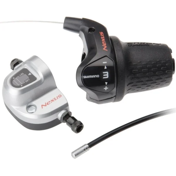 Draaiversteller 3 speed Shimano Nexus SL-3S42E met kabels en clickbox - zwart