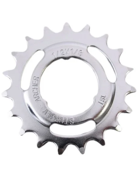 Tandwiel Sturmey Archer 19T - 1/8" doorgezet - chroom