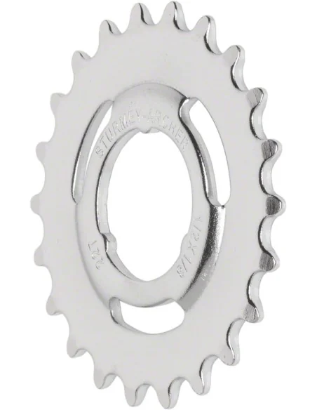 Naaftandwiel Sturmey archer 18T 3/32 Doorgezet Chroom