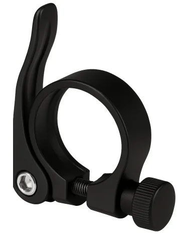 Zadelpenklem ø31,8 mm Edge aluminium met snelspanner - zwart