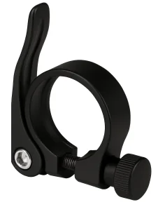 Zadelpenklem ø34,9 mm Edge aluminium met snelspanner - zwart