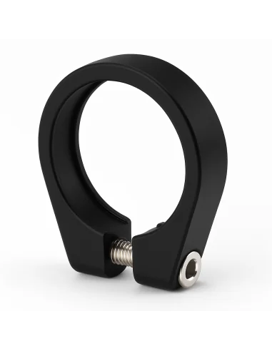 Zadelpenklem ø34,9 mm Edge aluminium met inbusbout - zwart