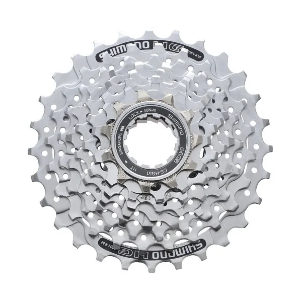 Cassette 8 speed Shimano Alivio GH51 11-32T - zilver