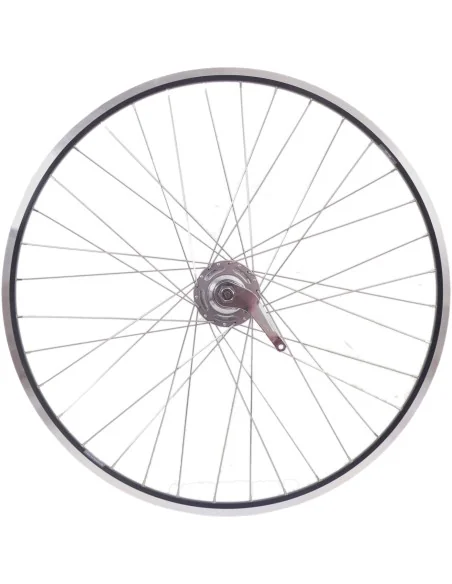 Achterwiel 28" / 622 x 19C Ryde ZAC19 velg met Shimano Nexus 7 remnaaf - zwart / zilver