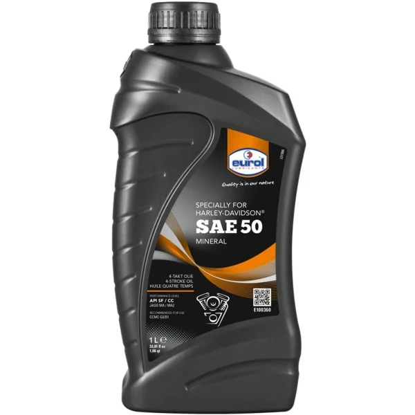 Carterolie Eurol Harley Davidson SAE50 (1 liter)