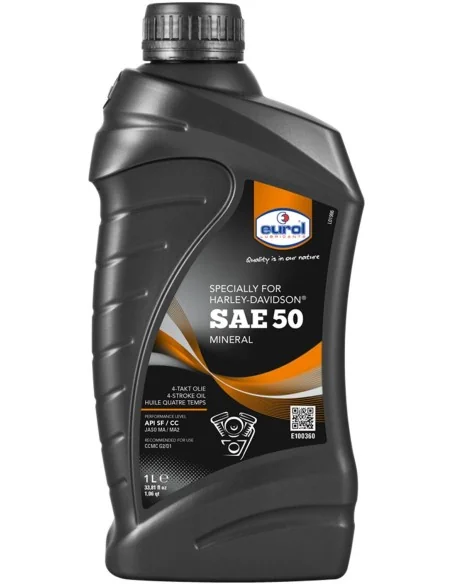 Carterolie Eurol Harley Davidson SAE50 (1 liter)
