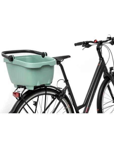 Gerecyclede (honden)fietsmand New Looxs Clipper Racktime 28 liter 49 x 37 x 29 cm - groen
