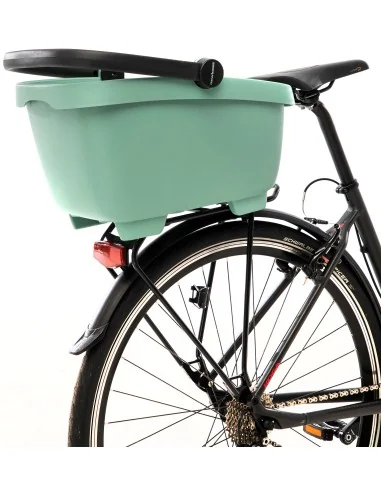 Gerecyclede (honden)fietsmand New Looxs Clipper Racktime 28 liter 49 x 37 x 29 cm - groen