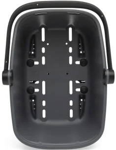 Gerecyclede (honden)fietsmand New Looxs Clipper Racktime 2.0 - anthraciet 2