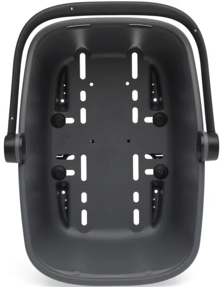 Gerecyclede (honden)fietsmand New Looxs Clipper Racktime 2.0 - anthraciet