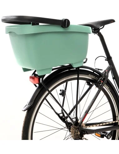 Gerecyclede (honden)fietsmand New Looxs Clipper Racktime 2.0 - groen