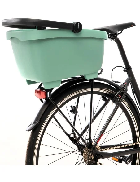 Gerecyclede (honden)fietsmand New Looxs Clipper Racktime 2.0 - groen