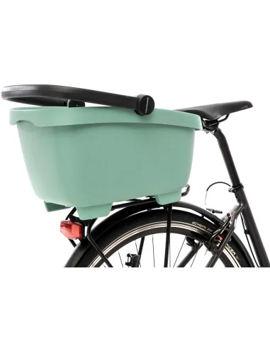 Gerecyclede (honden)fietsmand New Looxs Clipper Racktime 2.0 - groen