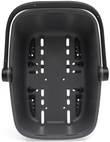 Gerecyclede (honden)fietsmand New Looxs Clipper MIK 28 liter - 49 x 37 x 29 cm - anthraciet