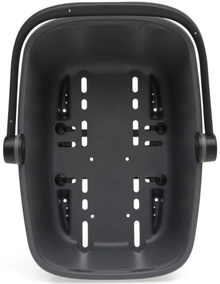 Gerecyclede (honden)fietsmand New Looxs Clipper MIK 28 liter - 49 x 37 x 29 cm - anthraciet