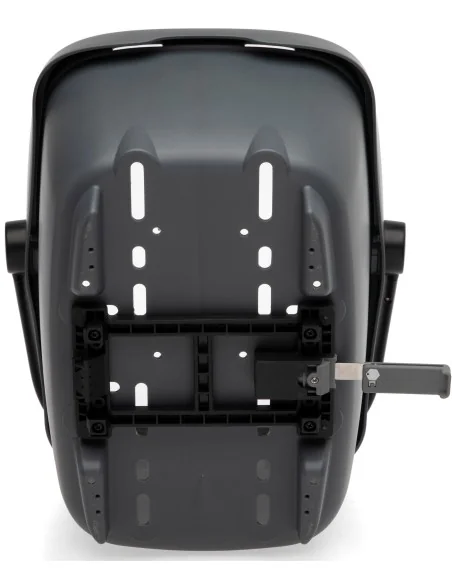 Gerecyclede (honden)fietsmand New Looxs Clipper MIK 28 liter - 49 x 37 x 29 cm - anthraciet