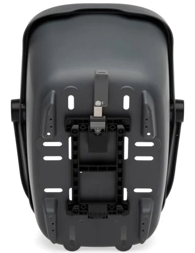 Gerecyclede (honden)fietsmand New Looxs Clipper MIK 28 liter - 49 x 37 x 29 cm - anthraciet