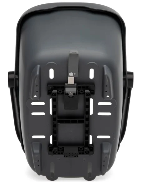 Gerecyclede (honden)fietsmand New Looxs Clipper MIK 28 liter - 49 x 37 x 29 cm - anthraciet