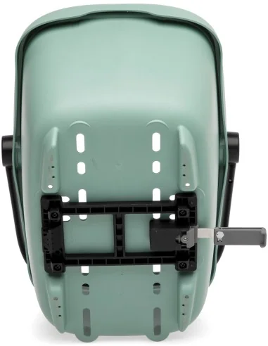 Gerecyclede (honden)fietsmand New Looxs Clipper MIK 28 liter - 49 x 37 x 29 cm - groen