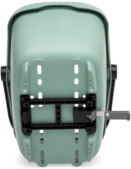 Gerecyclede (honden)fietsmand New Looxs Clipper MIK 28 liter - 49 x 37 x 29 cm - groen