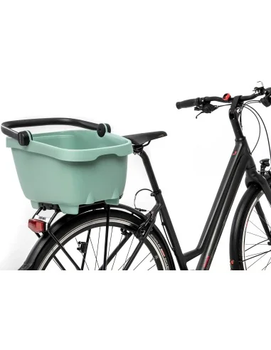Gerecyclede (honden)fietsmand New Looxs Clipper MIK 28 liter - 49 x 37 x 29 cm - groen
