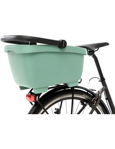 Gerecyclede (honden)fietsmand New Looxs Clipper MIK 28 liter - 49 x 37 x 29 cm - groen