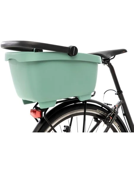 Gerecyclede (honden)fietsmand New Looxs Clipper MIK 28 liter - 49 x 37 x 29 cm - groen