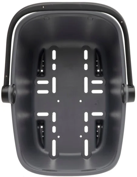 Gerecyclede (honden)fietsmand New Looxs Clipper 28 liter - 49 x 37 x 29 cm - anthraciet