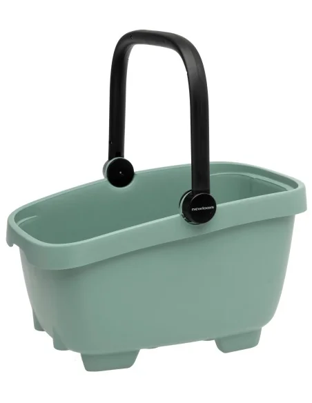 Gerecyclede (honden)fietsmand New Looxs Clipper 28 liter - 49 x 37 x 29 cm - groen