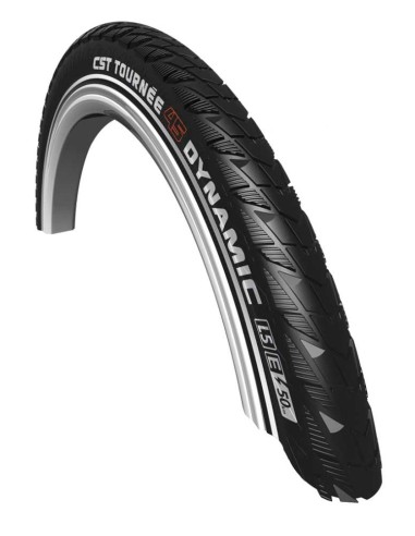 Buitenband CST Tournée Dynamic 28 x 2.00" / 50-622 mm - zwart met reflectie