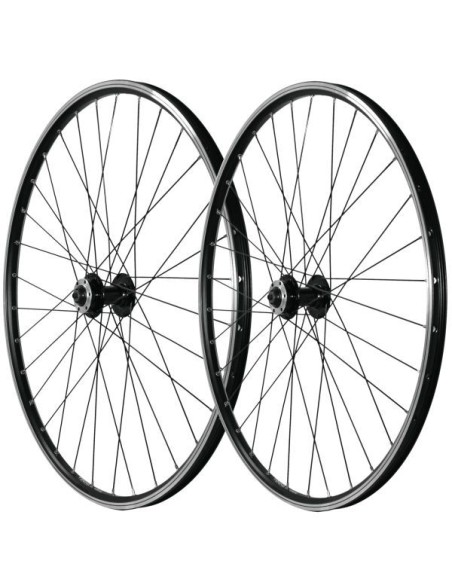 Wielset 26" Rodi Viper MTB 8/9/10 speed - zwart - schijfrem