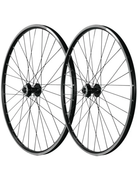 Wielset 26" Rodi Viper MTB 8/9/10 speed - zwart - schijfrem