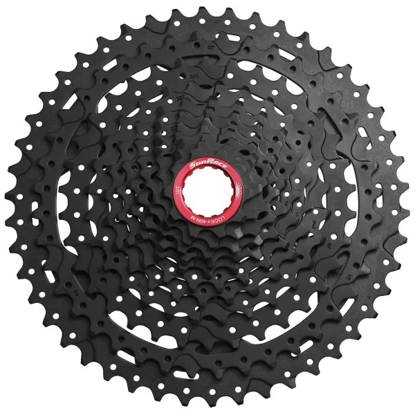 Cassette 11 speed Sunrace CSMX9X voor Sram XD-driver body 10-46T - zwart