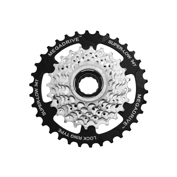 Freewheel 7 speed Sunrace MFM4S 13-34 tands - zink