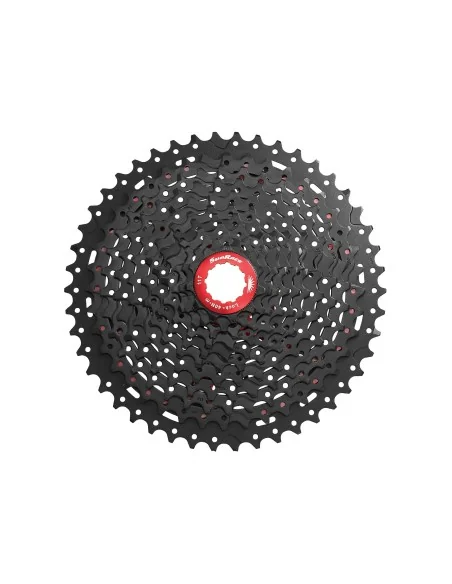 Cassette 11 speed Sunrace CSMX8 11-46T - zwart / rood