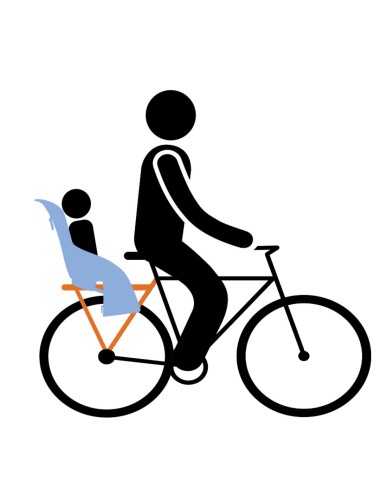 Kinderzitje achter Thule Nexxt Maxi voor bagagedragerbevestiging (RM) - momentum grey