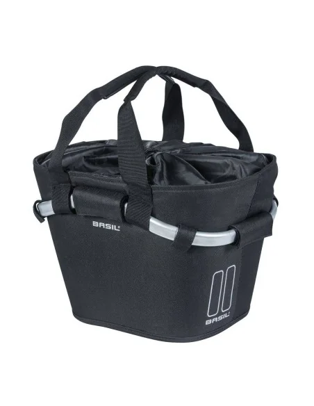 Fietsmand Basil Classic Carry All Front 15 liter 28 x 37 x 25 cm - zwart