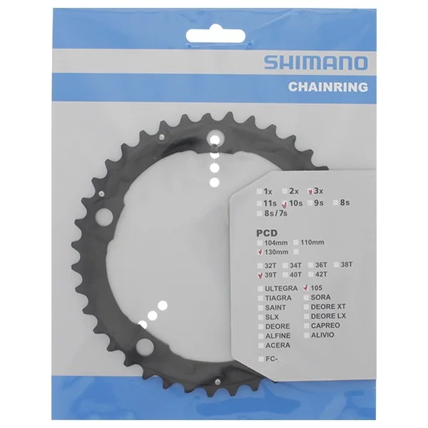 Kettingblad 39T Shimano 105 FC-5703 - zwart