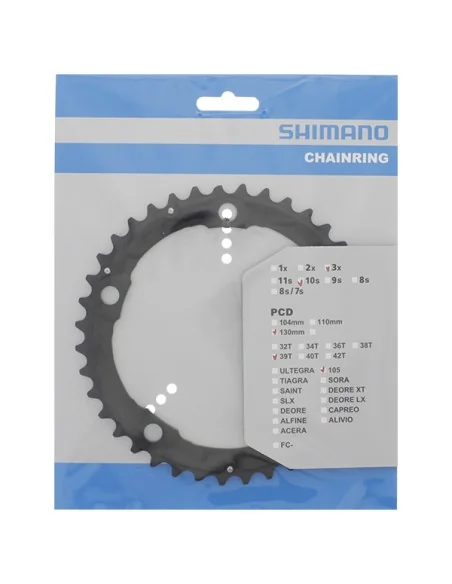 Kettingblad 39T Shimano 105 FC-5703 - zwart