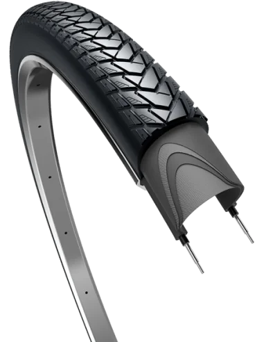 Buitenband Edge Traveller Basic 28 x 1.75" / 47-622mm - zwart met reflectie