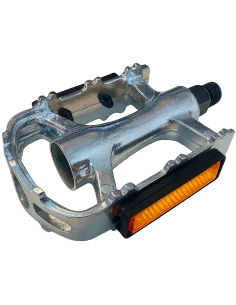 Pedaalset MTB/Trekking Edge Luxe aluminium - zilver