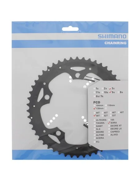 Kettingblad 50T Shimano Sora FC-3503 50T-D - zwart