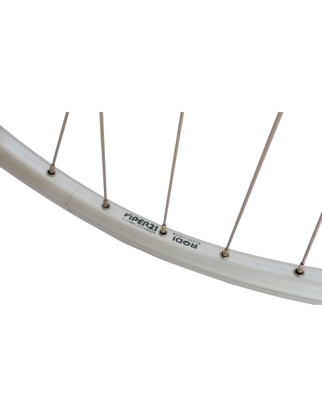 Voorwiel Rodi 28 inch / 622x21 Viper - 36 gaats - zilver