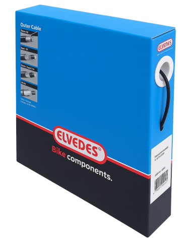 Rem buitenkabel Elvedes met voering ø5,0mm / 30 meter (in een doos)